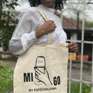 Sac 100% coton - Mi Go Noir